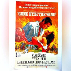 Gone with the Wind - Canvas Poster  - 13”x 19” 🔥💨